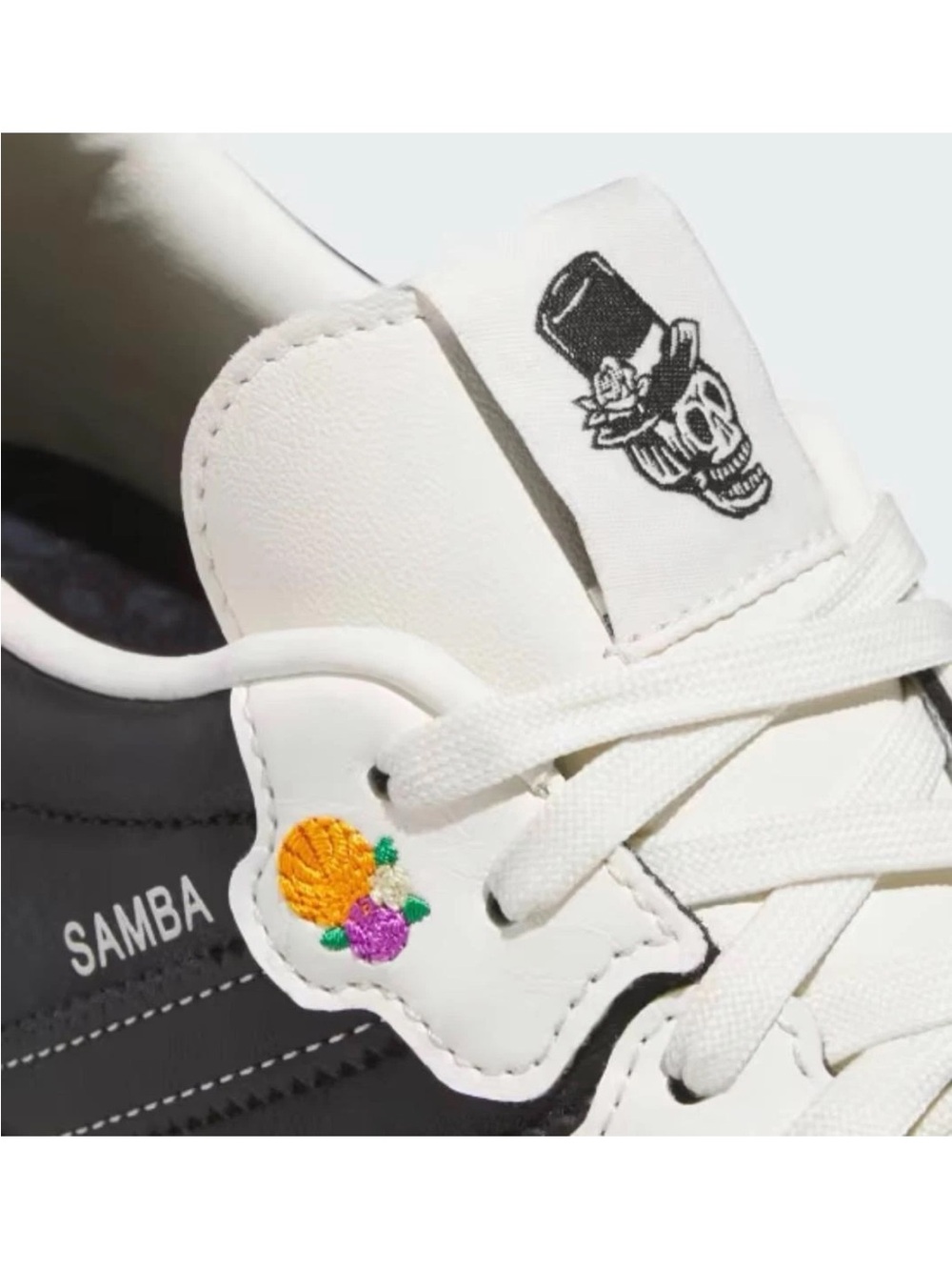 adidas Samba Black and White Sneakers - Picture 3 of 10